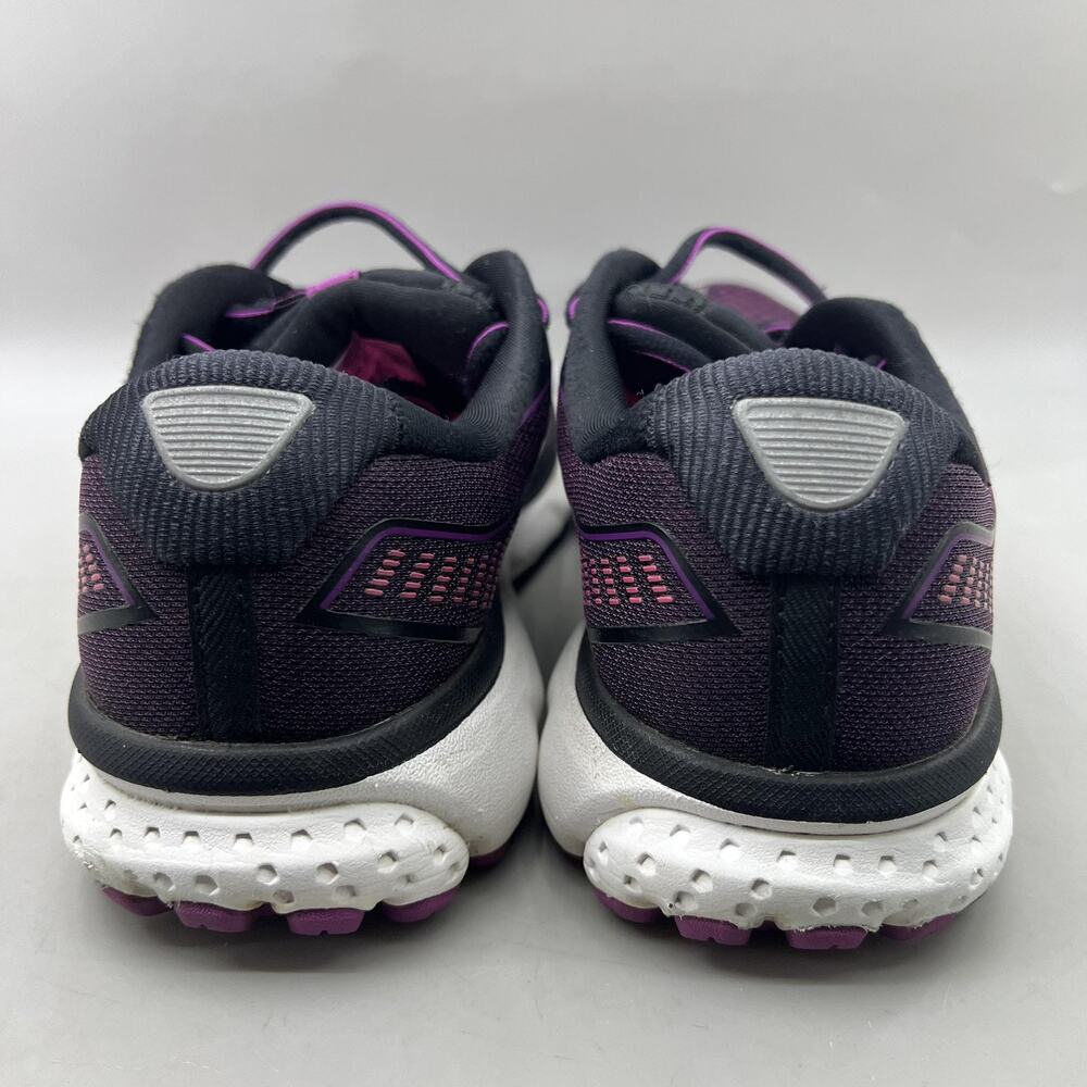 Brooks Ghost 12 Running Shoes Women Size 9 B Purple Mesh Comfort Low Sneakers - Picture 4 of 9